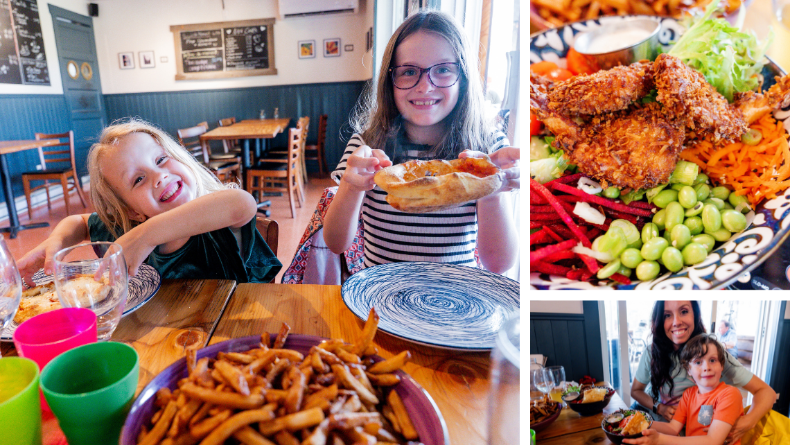 Waterside meal at Le Saint-Emmélie in Leclercville